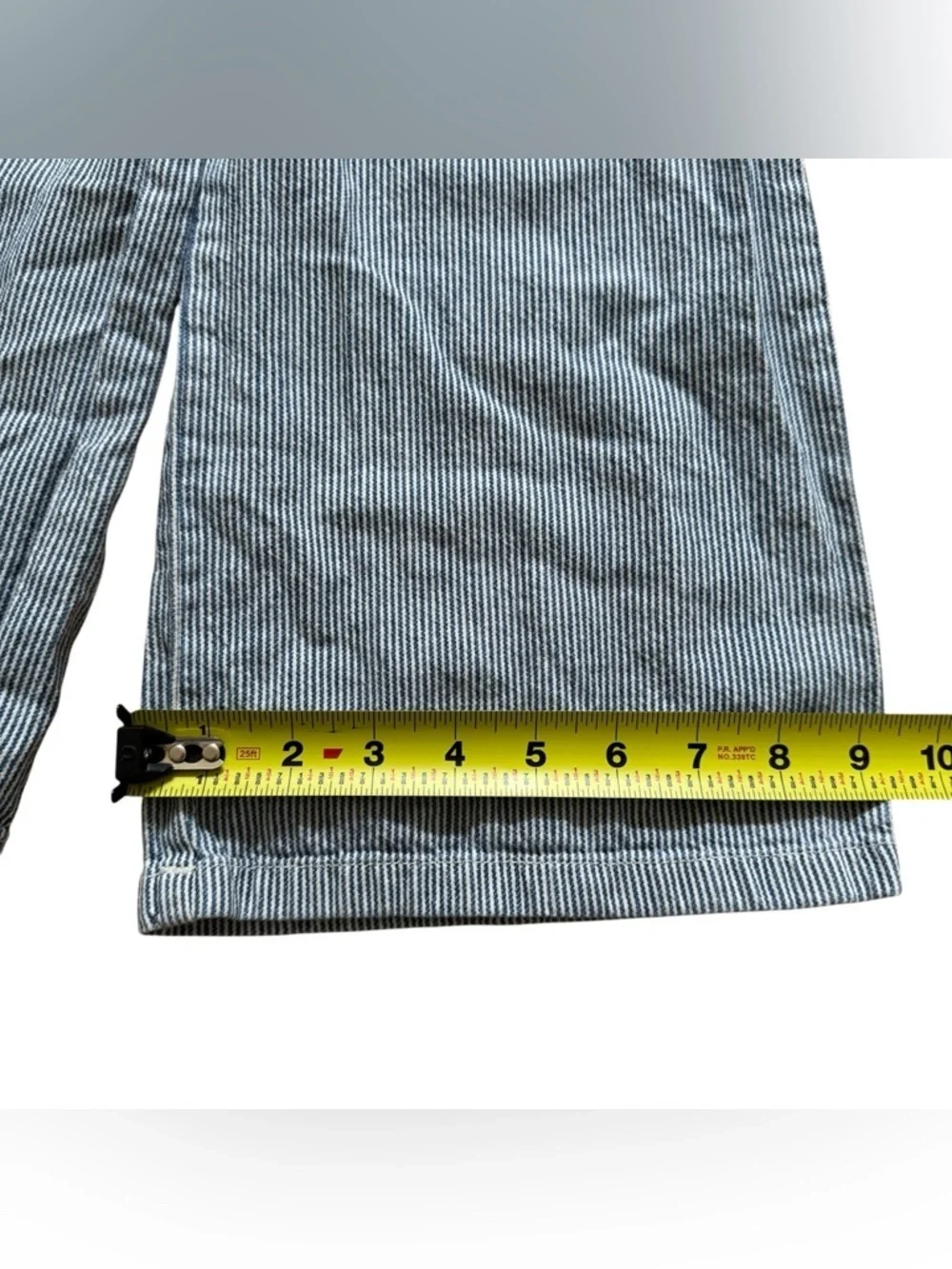 Old Navy Striped Wide-Leg Overalls Cotton Toddler Girls 4T